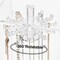 Necklace Holder Organizer, Acrylic Jewelry Holder Stand, Rotation Clear Jewelry Storage Hanging W/ 24 Hooks, Dustproof Long Necklaces Pendant Bracelets Display Case Box Gift for Women, Girls
